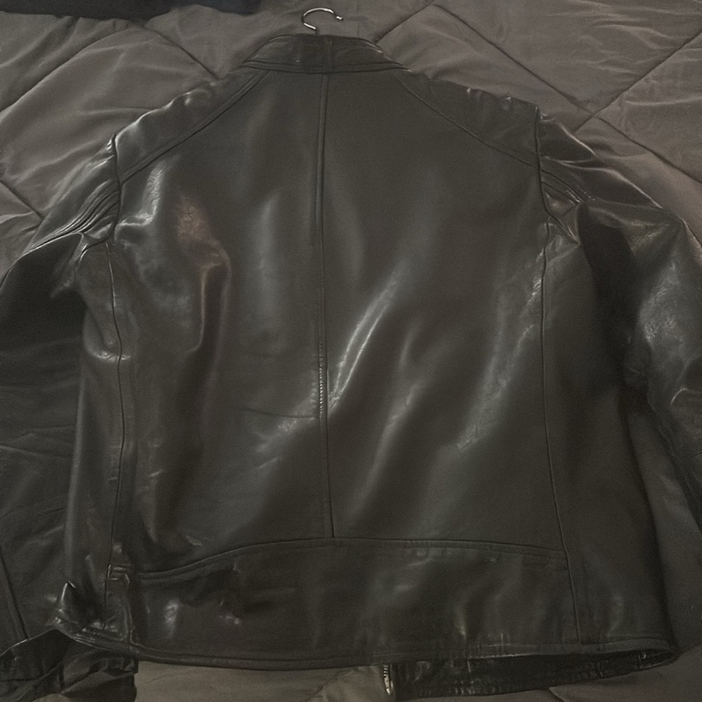 Men’s extra large All Saints leather jacket - Picture 5 of 5